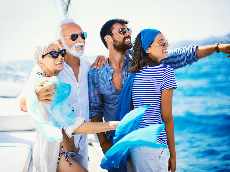 on-holiday Family Sailing Holidays in the Mediterranean areas of Greece, Italy, Spain and France. - Family Sailing Holidays in Greece, Italy, Spain & France | 24 Sailing Holiday